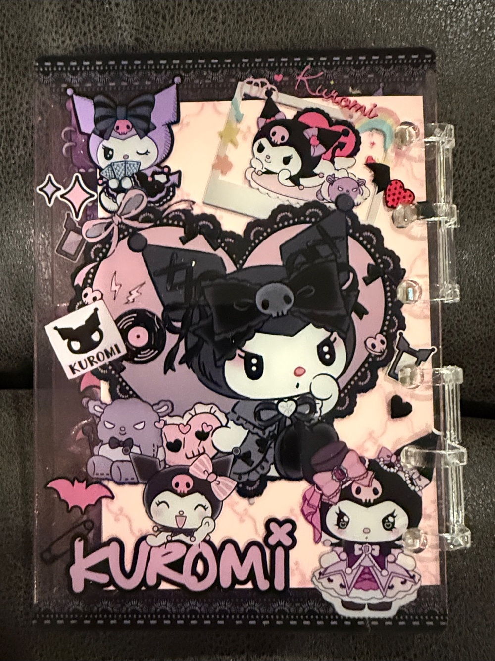 Purple Decorative Kuromi Acrylic Shaker  Journal - Picture 4 of 6